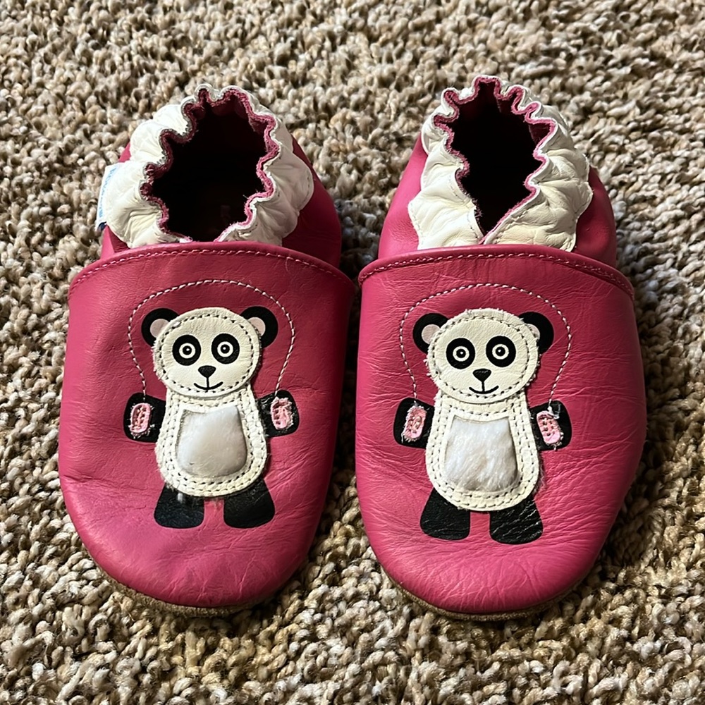 Robeez 12-18 Month Leather Shoe/Slipper
